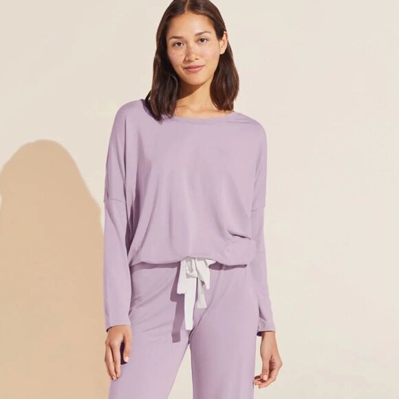 EBERJEY The Gisele TENCEL™ Modal Slouchy Pajama Top Large - Picture 1 of 6